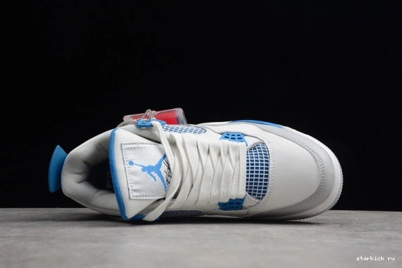 308497-105  Military Jordan 4 Retro 308497-105 Air Blue 0219